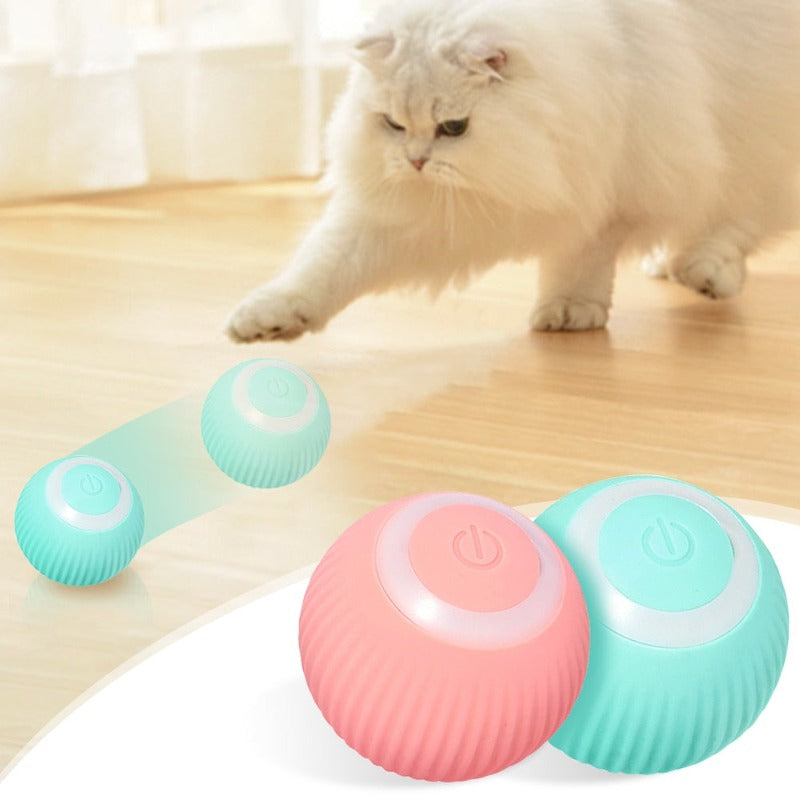 Interactive Electric Cat Ball Toys - Cat Playing